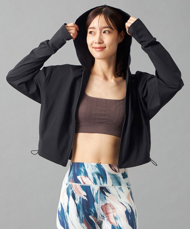 Chacott Chacott BALANCE EasyCare+ ジップジャケット ブラック