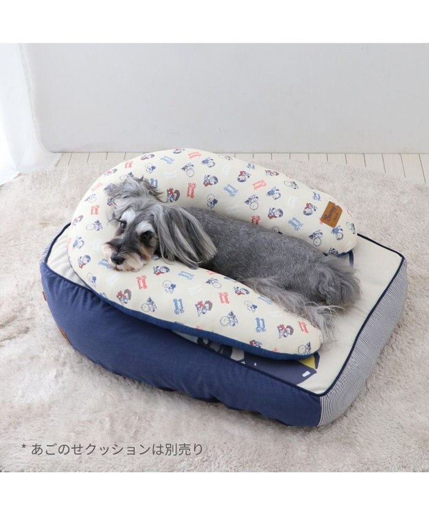 PET PARADISE スヌーピー makokoro 寝そべりベッド -