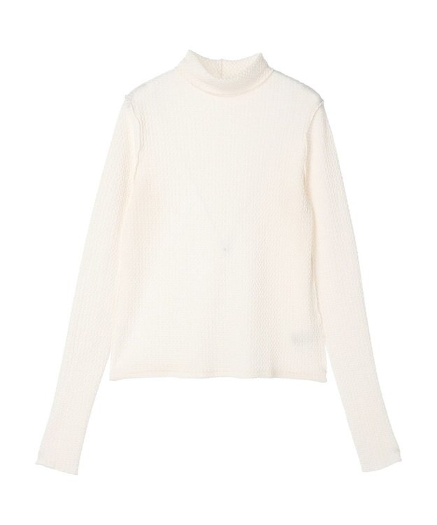 Green Parks ２ｗａｙポコポコタートルカットソー Ecru