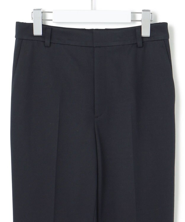 23区 L 【セットアップ対応/洗える】トリアセジャージー テーパードパンツ ネイビー系