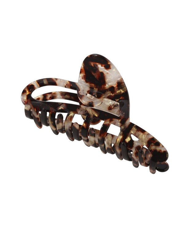 Green Parks ベッコウ風ニュアンスバンスクリップ Beige