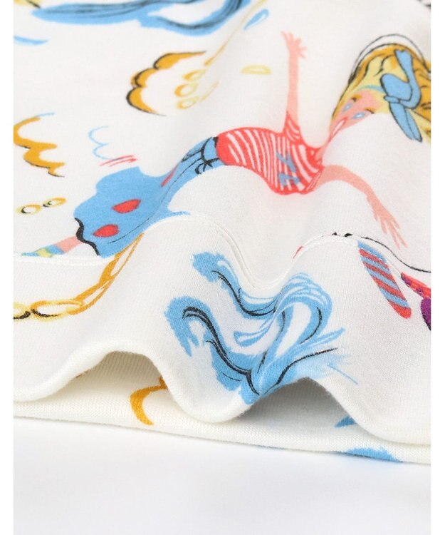 tsumori chisato SLEEP ツモリチサト パジャマ 綿混(本体) あったか 長袖 長ズボン レディース UDW400 /ワコール アイボリー