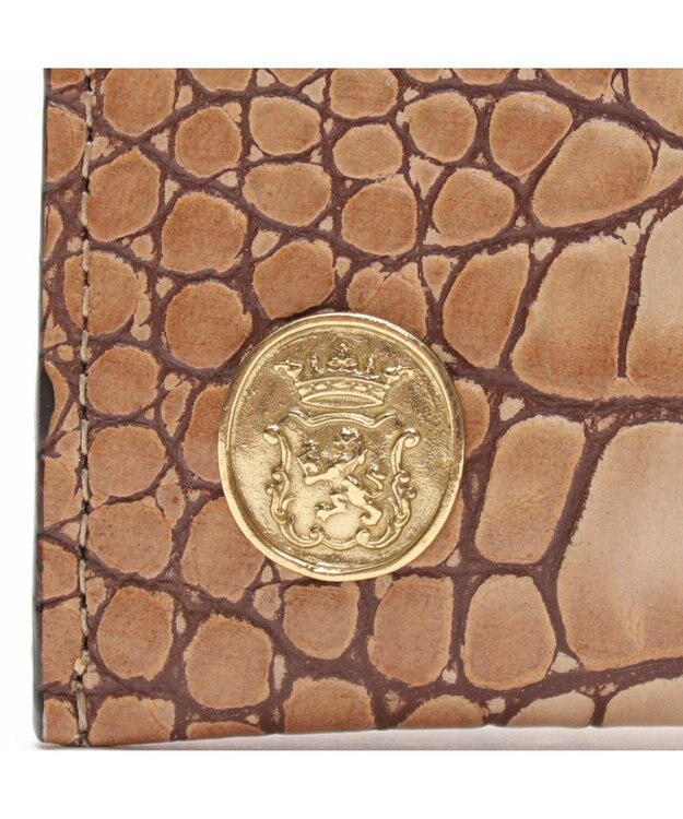 A.D.M.J. 【牛革】クロコ型押しオーガナイザーパース ポミーチェ