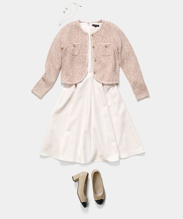 TOCCA 【新色登場】【00サイズあり・消臭】【宮本茉由さん着用】SWEET TEA TIME ドレス [新色]アイボリー系