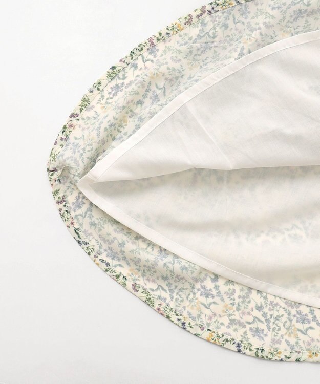 ANY KIDS フラワープリント キャミ ワンピース オフホワイト系