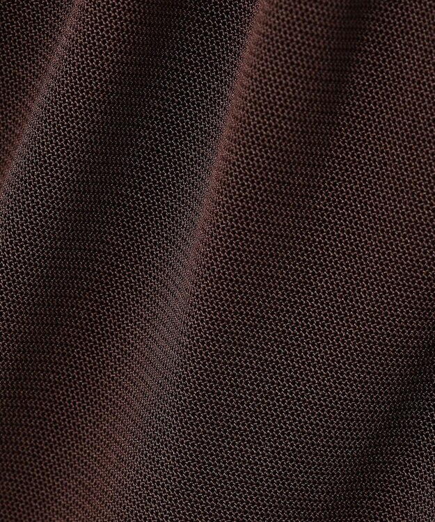 組曲 チュールティアード ブラウス ダークブラウン系