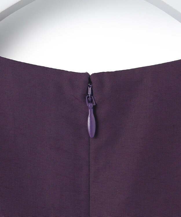 23区 【APPLAUDIR】ソフトタフタ ドレス パープル系