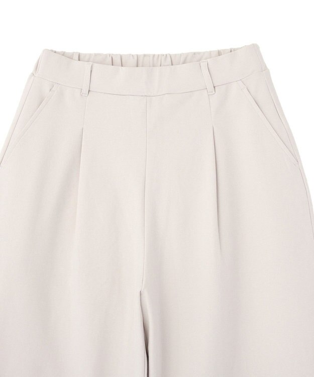 Green Parks タックワイドスウェットパンツ Light Gray