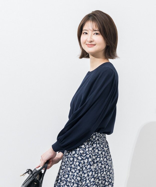 ONWARD Reuse Park 【組曲】ニット春夏 ネイビー