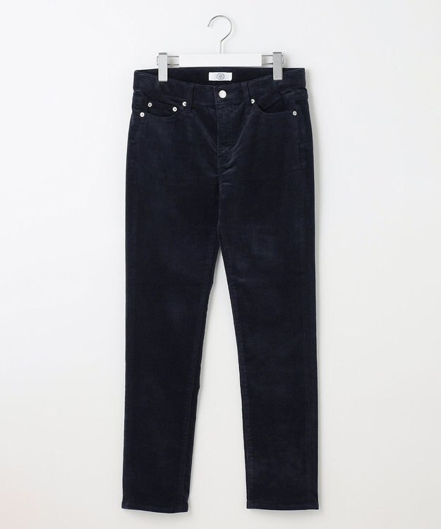 J.PRESS LADIES 【洗える】21ウェルコーデュロイ ストレッチ パンツ ネイビー系