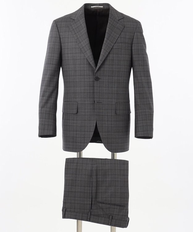 J.PRESS MEN 【ESSENTIAL CLOTHING】ラスティックグレナカート スーツ グレー系4