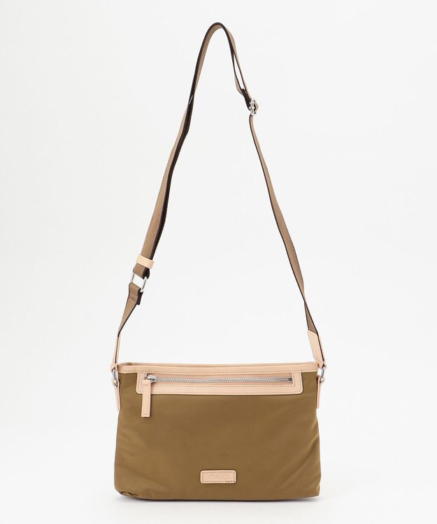 Y'SACCS 【LIMONTAナイロン】ストライプテープショルダー カーキ