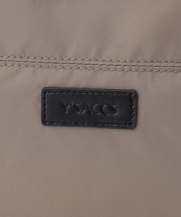 Y'SACCS 【MIPAN regen】ふんわりタックトート　Mサイズ グレージュ