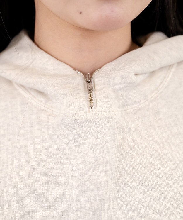 caqu ふわとろフーディー ivory