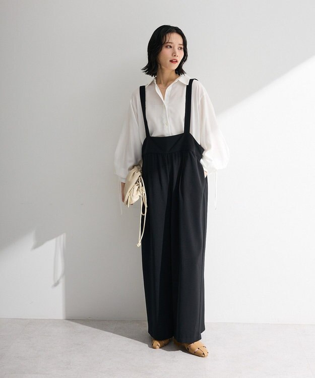 Green Parks スカーチョサロペット Black