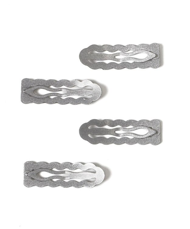 WEGO L4Pうねりラメパッチンピン シルバー