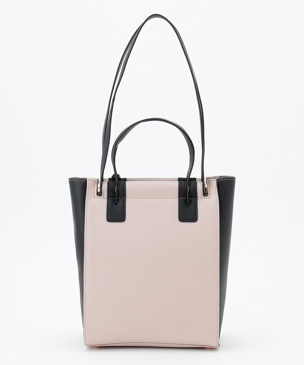 組曲 2WAYハンドルスクエアトート バッグ アイスグレー系1