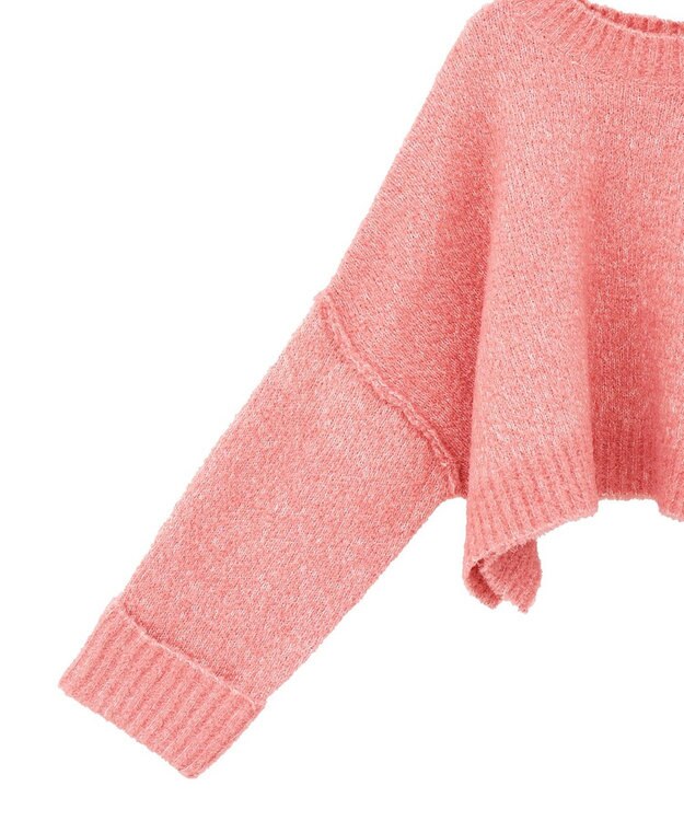 Green Parks ・Ｐｅｔｉｔ　Ｆｌｅｕｒ　ブークレワイドニット Pink
