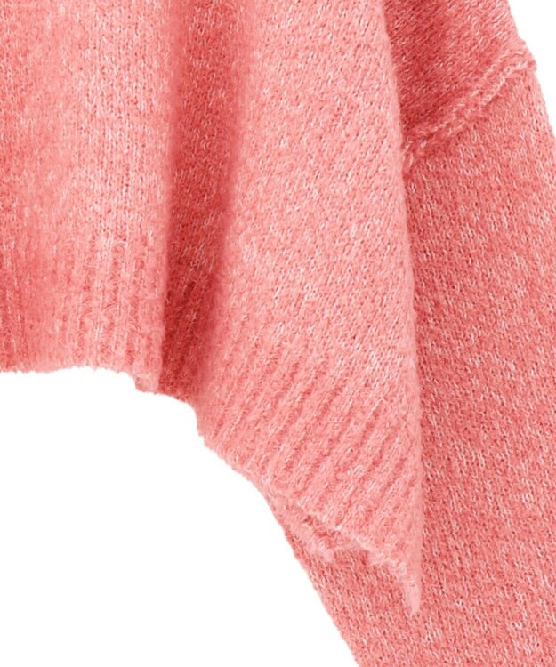 Green Parks ・Ｐｅｔｉｔ　Ｆｌｅｕｒ　ブークレワイドニット Pink