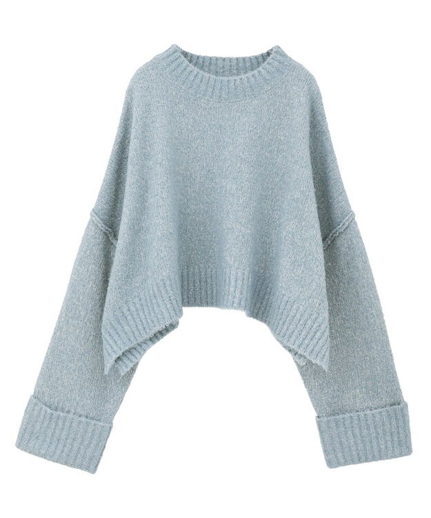 Green Parks ・Ｐｅｔｉｔ　Ｆｌｅｕｒ　ブークレワイドニット Blue