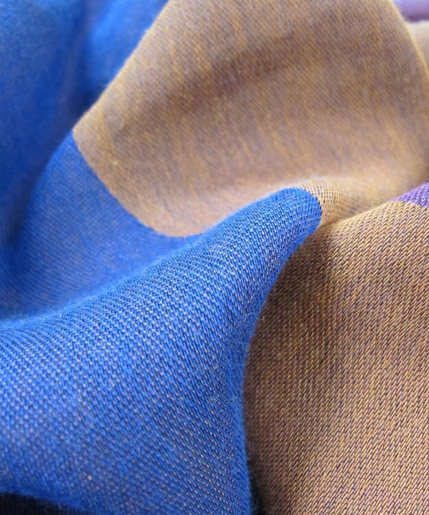 POLS コットンレイヤーストール パープル