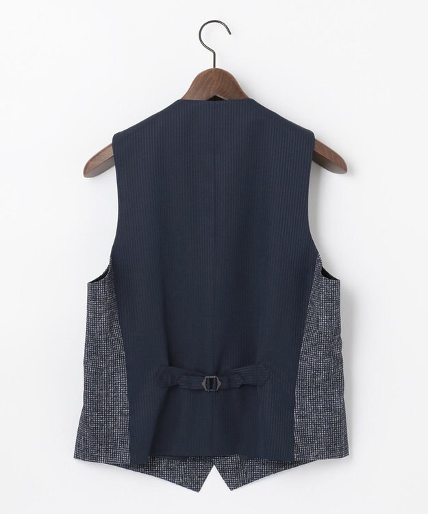 JOSEPH ABBOUD ライトウェーブ ベスト ネイビー系7