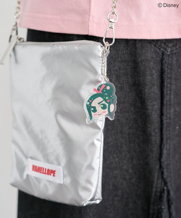 Green Parks シュガーラッシュ　／　メタリックチェーンバッグ Silver