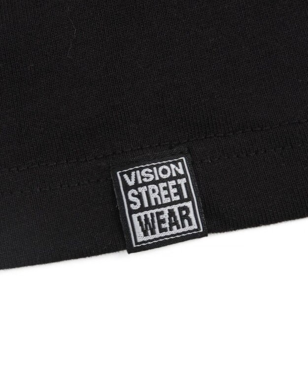 WEGO 【ユニセックス着用ITEM/MLサイズ展開】別注VISIONゴーストスケーターグラフィックT（SS） ブラック