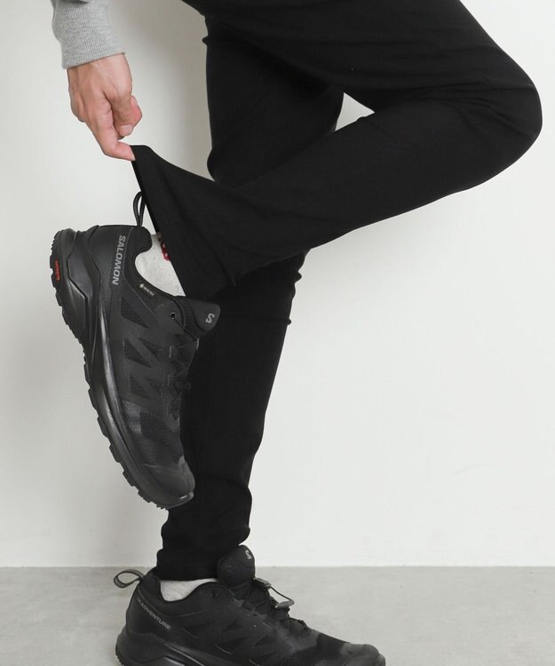 WEGO 【暖パン/SMLXLサイズ展開】裏起毛スキニーパンツ ブラック