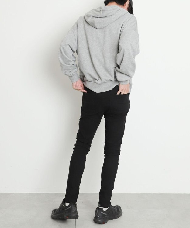 WEGO 【暖パン/SMLXLサイズ展開】裏起毛スキニーパンツ ブラック