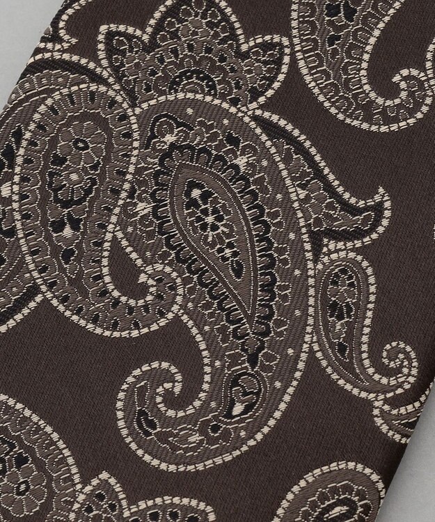 GOTAIRIKU GOTAIRIKU別注【MANTERO SETA/マンテロ・セタ】ネクタイ_ペイズリー ダークブラウン系4