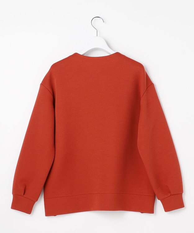 J.PRESS LADIES ダンボールジャージー プルオーバー オレンジ系