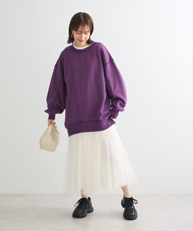 Green Parks ・ＳＵＧＡＲ　ＳＰＯＯＮ　カラーｓｔスウェット Purple