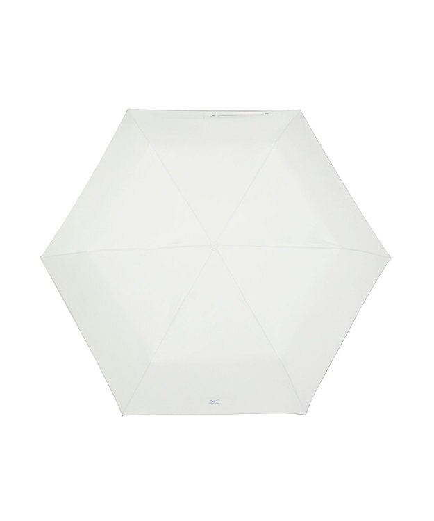 MOONBAT MIZUNO  (ミズノ) 無地 ロゴ 日傘 折りたたみ傘 パラソル 晴雨兼用 ユニセックス  軽量 一級遮光 遮熱効果 遮光率100% UV遮蔽100% ホワイト