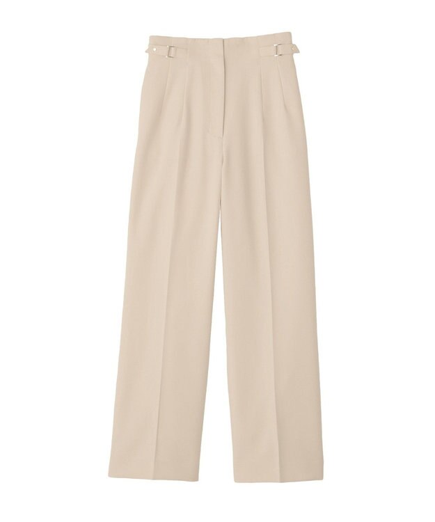 YECCA VECCA サイドベルテッドハイウエストパンツ Navy