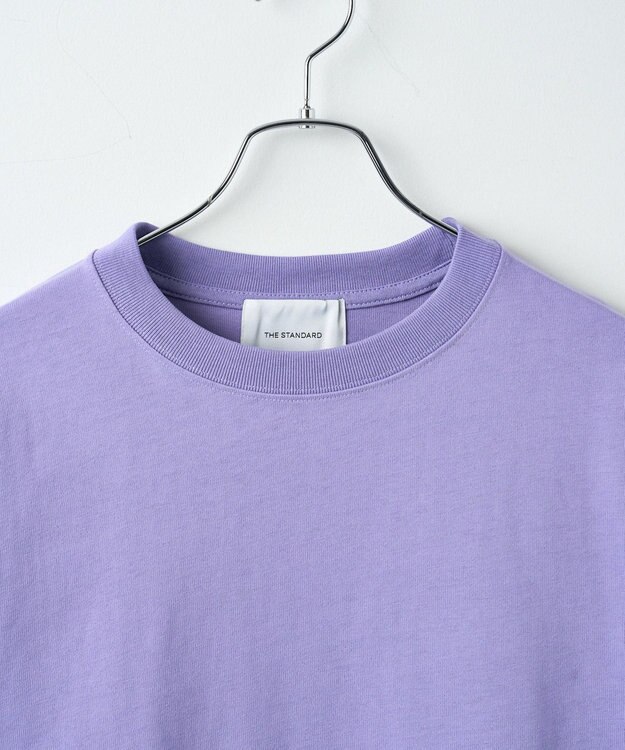 WEGO 【ユニセックス着用アイテム/綿100%/SMLXLサイズ展開】シルキーリッチヘビーコットンT パープル