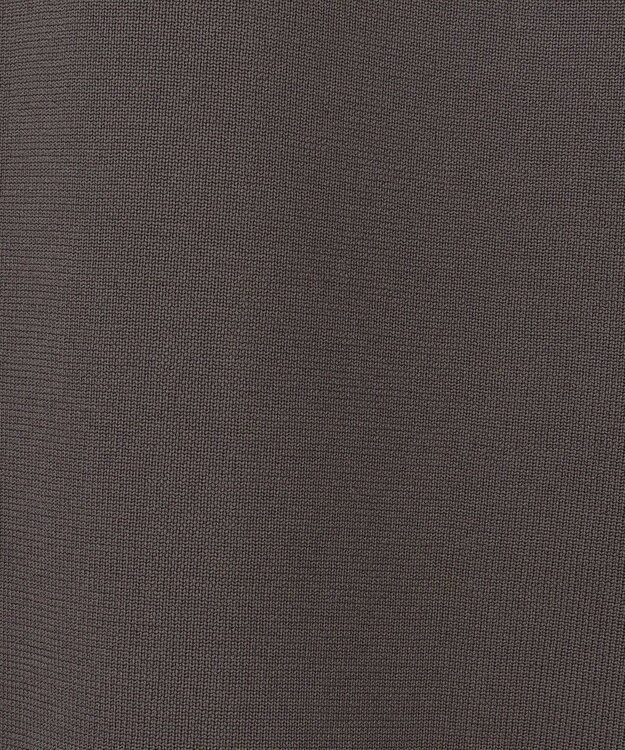 自由区 L 【洗える】パールディティールニット ワンピース ダークグレー