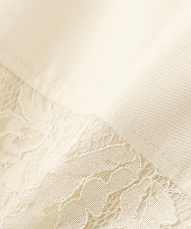 YECCA VECCA レース切替ジレワンピース Ivory