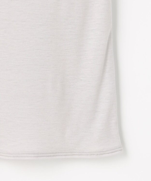 自由区 L 【ワコールコラボ・2点SET】シアーチェックニット プルオーバー グレー