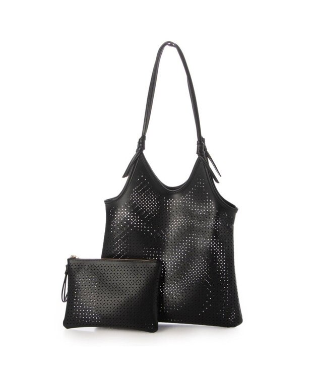 UNBILLION カカトゥ kakatoo / パンチングトートバッグ ブラック