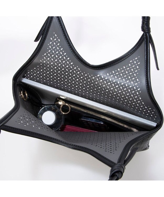 UNBILLION カカトゥ kakatoo / パンチングトートバッグ ブラック