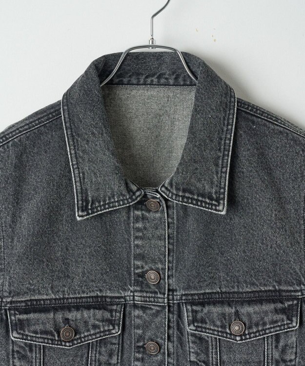 WEGO デニムショートベスト ブラックその他