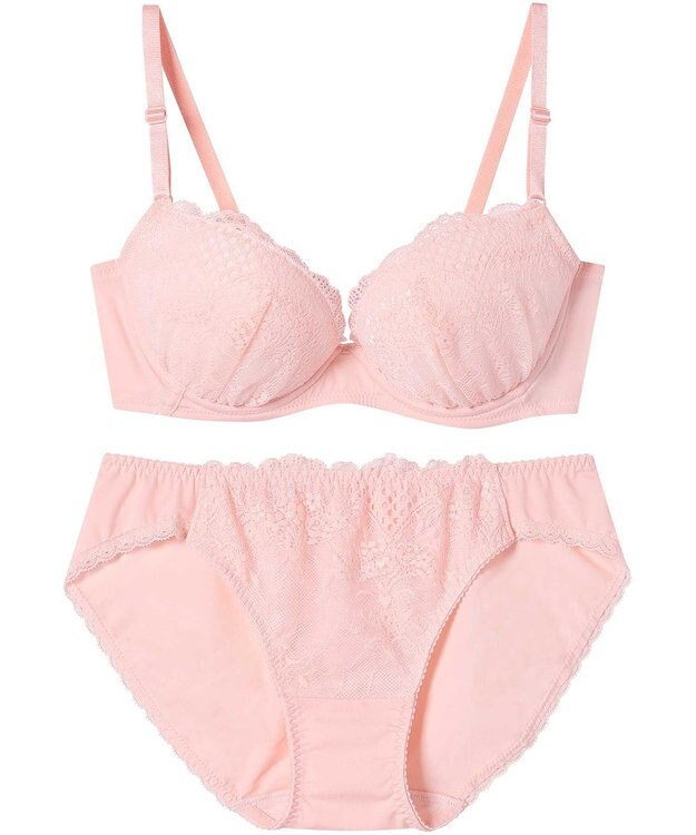 une nana cool 【WEB限定】ブラ＆ショーツセット ライトピンク