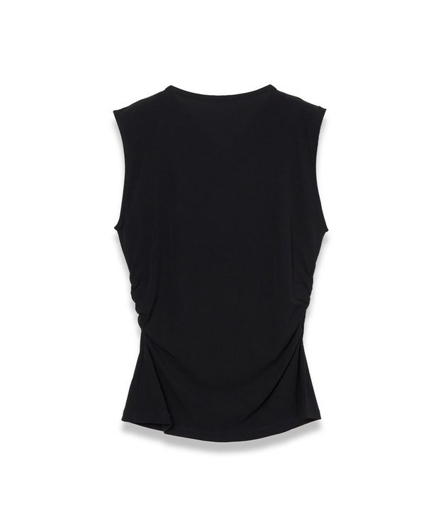 JOSEPH 【洗える】クレープジャージー　ノースリーブトップス Black