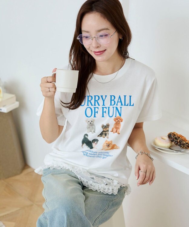 WEGO 【SMサイズ展開】グラフィックTシャツ 柄1