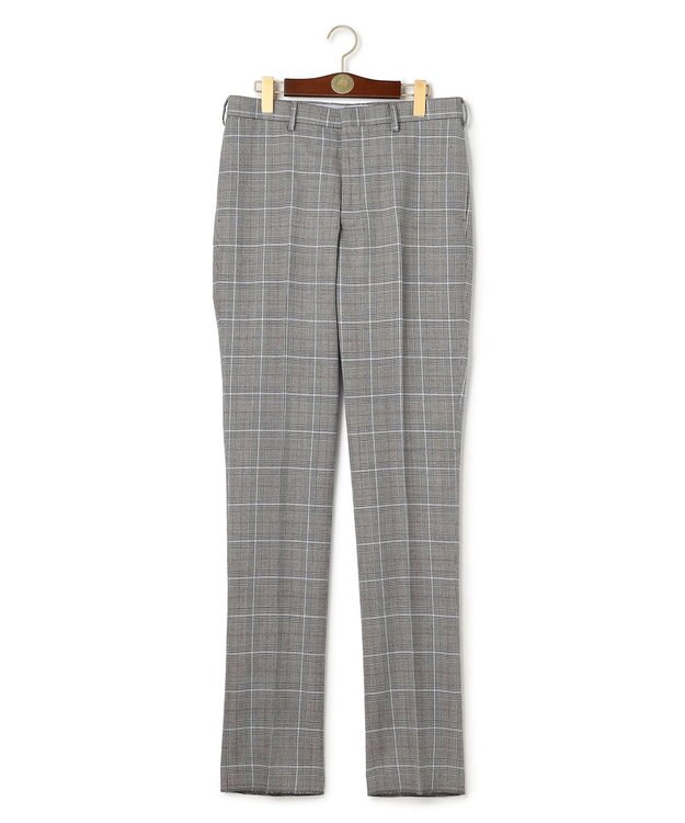 J.PRESS MEN 【ストレッチ / 洗える】トリートメントウールアメリカンチェック スラックス ブラック系4