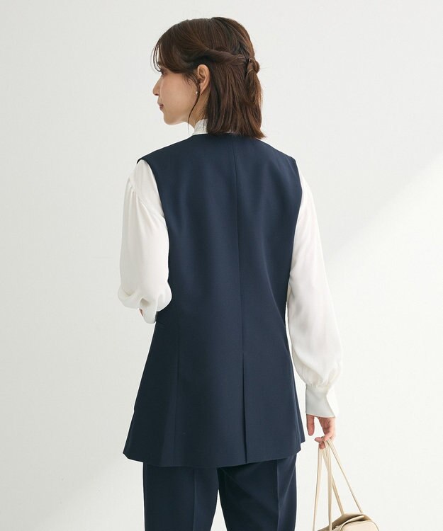 Green Parks ef-de ジレジャケット Dark Navy