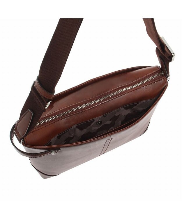 ACE BAGS & LUGGAGE ultima TOKYO バート ショルダーバッグ レザー ヨコ型 70112 ウルティマトーキョー ライトブラウン