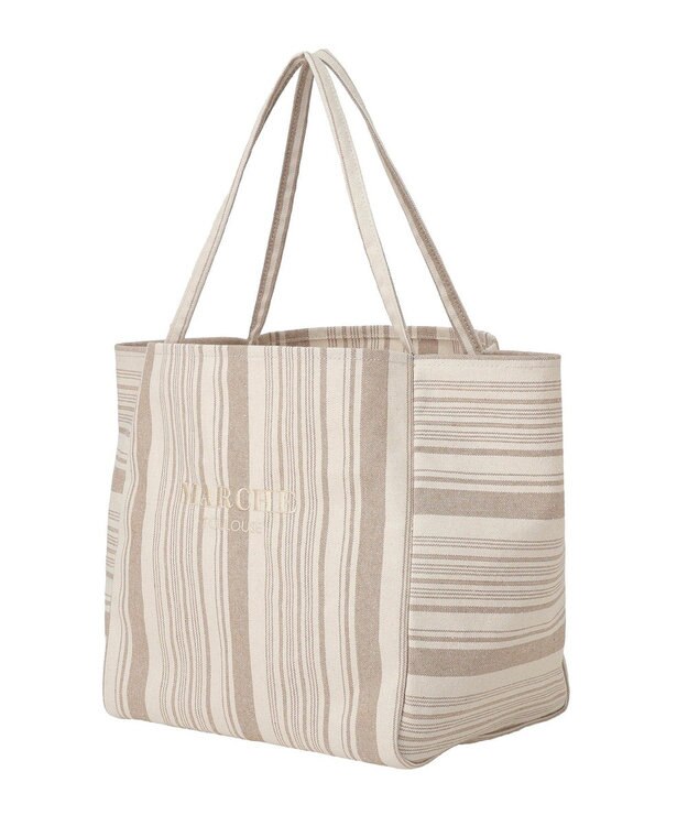 earth music&ecology マルシェトートバック Beige