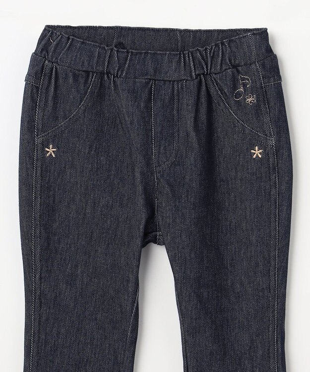 組曲 KIDS 【80-100㎝】シンフォニー デニムニットパンツ ネイビー